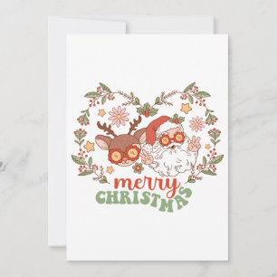 Invitation Joyeux Noël cadeau de Noël