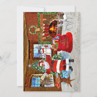 Invitation Joyeux Noël de la part du Père Noël
