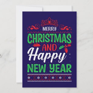Invitation Joyeux Noël et Bonne Année-61064