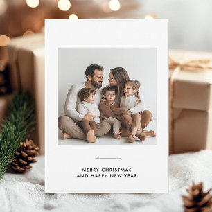 Invitation Joyeux Noël et Joyeux Nouvel An Photo de famille