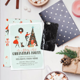 Invitation Joyeux Noël | Fête Virtuelle de Noël