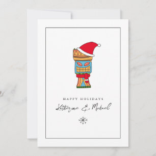 Invitation Joyeux Noël Tiki