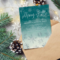 Joyeux petit Baby shower de flocons de neige