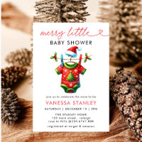 Joyeux petit Noël Baby shower Père Noël