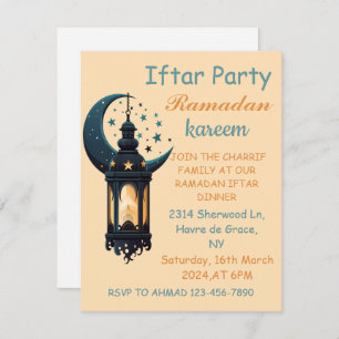 Invitation Joyeux Ramadan Kareem Et Aïd Moubarak 2024