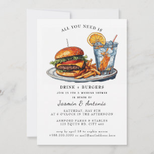 Invitation Juice et Burgers