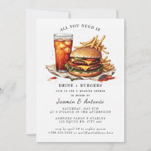 Invitation Juice et Burgers