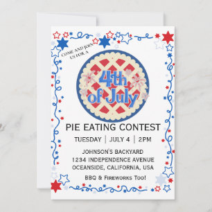 Invitation Juillet Quatrième Concours de mangeoire à tarte BB