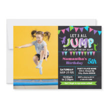 Jump anniversaire trampoline rose palkboard photo