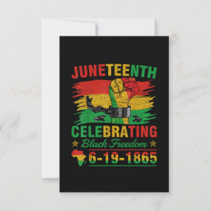 Invitation Juneteenth Brisant Chaque Chaîne Hommes Femmes Noi