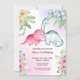 Invitation Jungle Safari thème Anniversaire