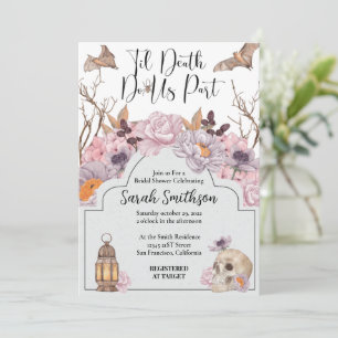 Invitation Jusqu'à ce que la mort ne nous font pas Halloween