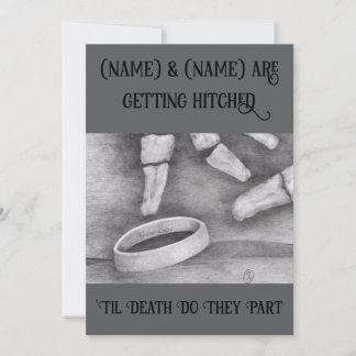 Invitation Jusqu'à ce que la mort nous sépare