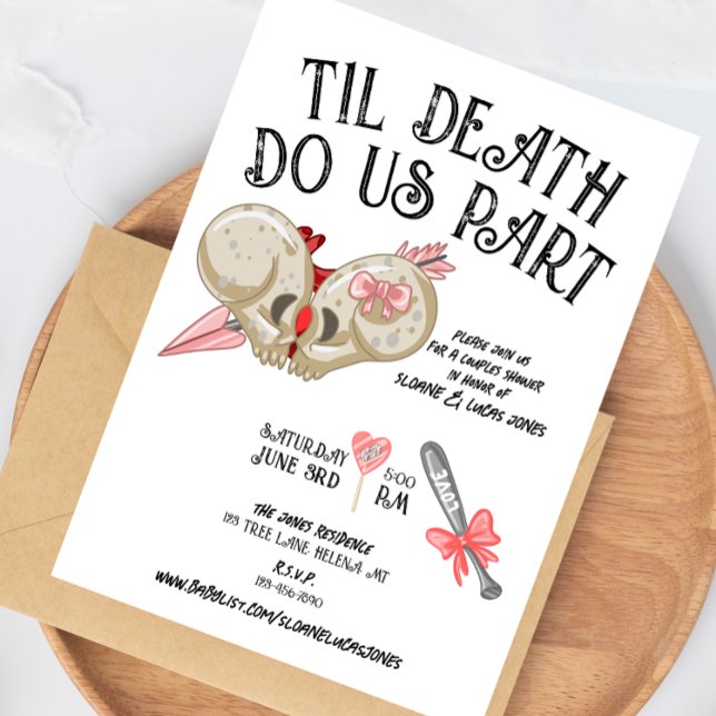 Invitation Jusqu'à ce que la mort nous sépare | Couples Invit (Créateur téléchargé)