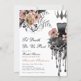 Invitation Jusqu'à la mort faisons-nous partie de Halloween F