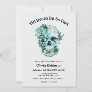 Invitation Jusqu'à la mort faisons-nous partie de la Fête des