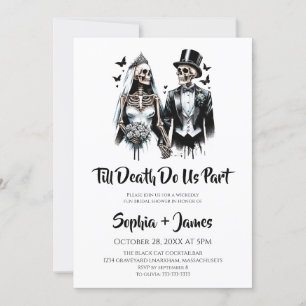 Invitation Jusqu'à la mort faisons-nous partie de la Fête des
