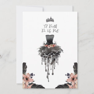 Invitation Jusqu'à la mort Faisons-nous partie de la Fête des