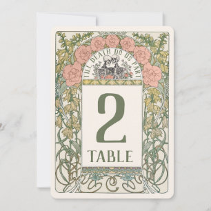 Invitation Jusqu'à la mort Faites-nous partie Art Nouveau Num