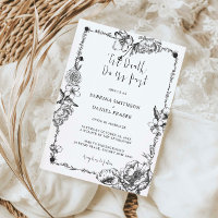 Jusqu'à la mort Gothique Main dessinée Crâne