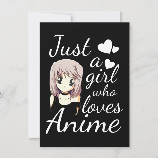 Invitation juste une fille qui aime le cosplay de manga migno (Devant)