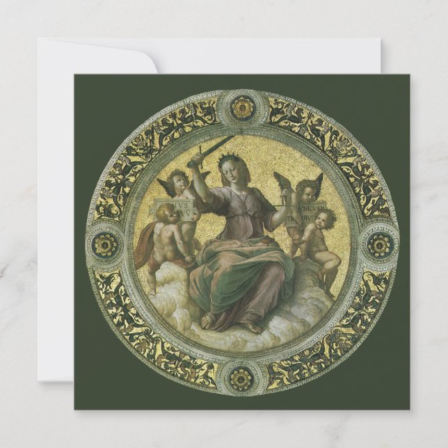 Invitation Justice par Raphael Sanzio, Faculté de droit (Devant)