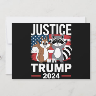Invitation Justice pour Peanut Win Trump 2024