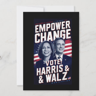 Invitation Kamala Harris et Tim Walz