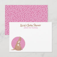 Kangaroo Baby Girl Douche rose