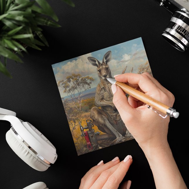 Invitation Kangaroo Handyman, personnalisable (Créateur téléchargé)