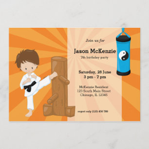 Invitation Karate Kids