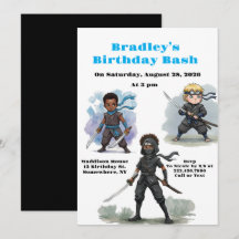 Karate Ninja Boy's Birthday Bash