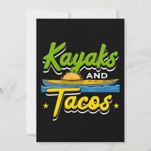 Invitation Kayak - Kayaks et Tacos Funny Kayak