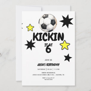 Invitation Kickin it at Age Child's Age Birthday Party