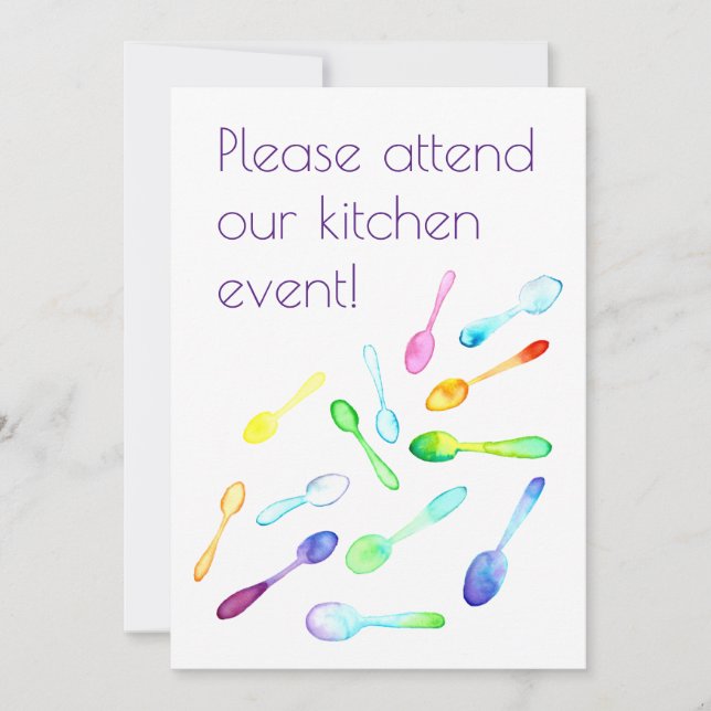 Invitation Kitchen Event (Devant)