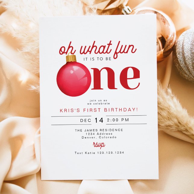 Invitation KRIS Oh Quel Amusement d'être un 1er anniversaire (Créateur téléchargé)