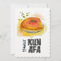 Kunafa Kunafeh Arabes Sweets comptoirs du pays