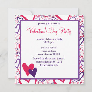 Invitation L O V E Valentine's Day Celebration