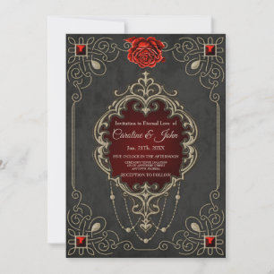 Invitation La beauté et la richesse de l'amour