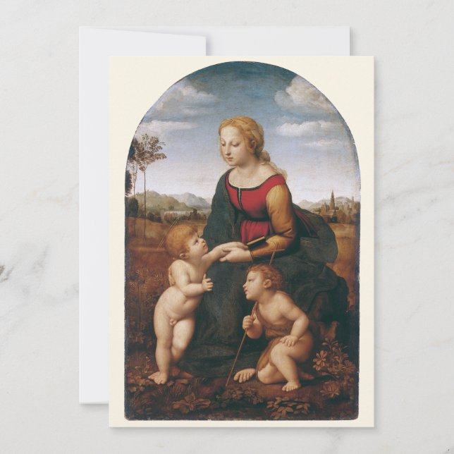 Invitation La Belle Jardinière de Raphaël (Devant)