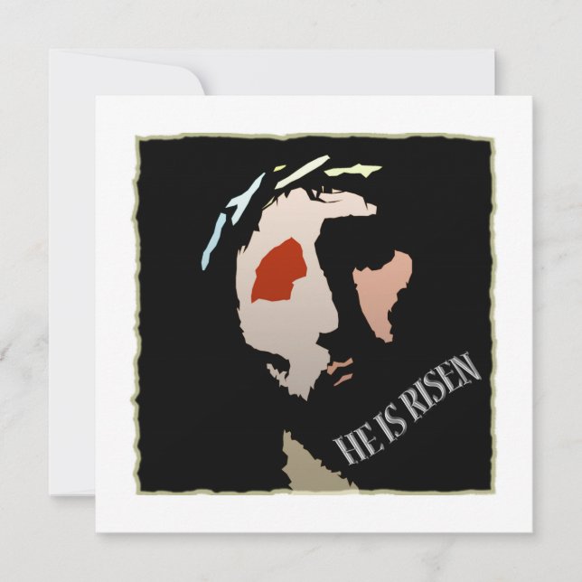 Invitation La Bible religieuse de Pâques et la citation retro (Devant)