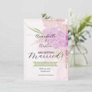 Invitation La Boca Vendretti Bouquet en tulle rose avec nœud