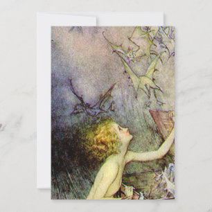 Invitation La boîte de Pandore par Arthur Rackham