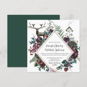 Invitation La Bourgogne et la flore grise avec le stade et la