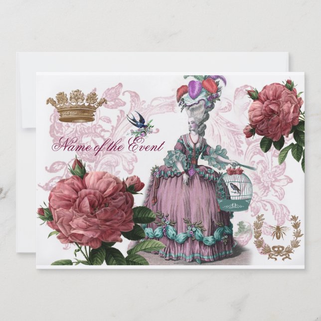 Invitation La cage aux folles (The Birdcage) (Devant)