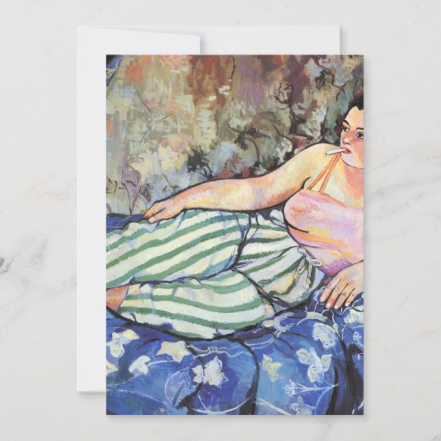 Invitation La Chambre Bleue De Suzanne Valadon (Devant)