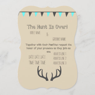 Invitation La chasse est sur la crème