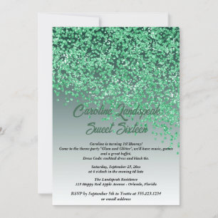 Invitation La chute du Sweet sixteen de la Parties scintillan