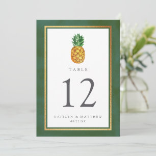 Invitation La collection de Mariages d'ananas tropicaux