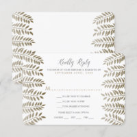 La collection de Mariages Monochrome Fern Woodland